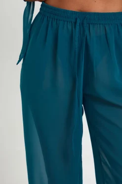 Pantalon De Plage En Mousseline