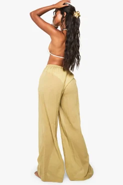 Pantalon de plage en étamine