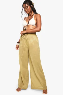 Pantalon de plage en étamine