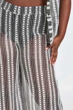 Pantalon De Plage Grande Taille Au Crochet