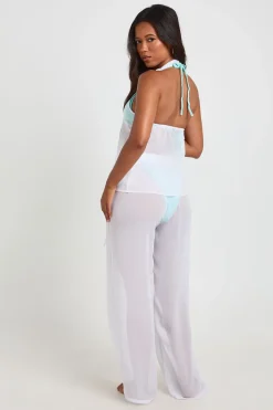 Pantalon De Plage À Jambes Larges