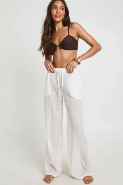 boohoo Pantalon De Plage À Ornements De Coquillages<Femme Tenues De Plage
