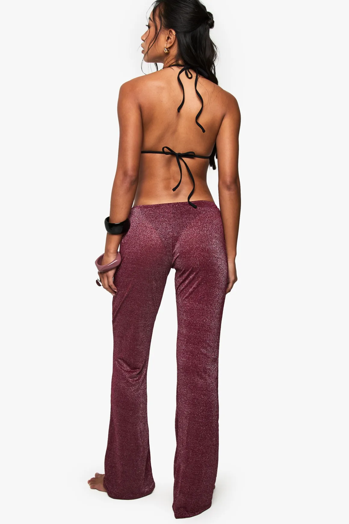 Pantalon de plage à paillettes premium