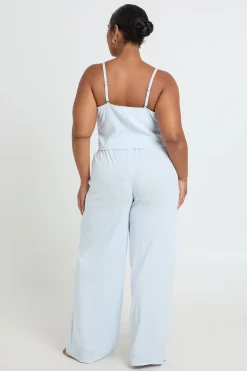 Pantalon De Pyjama Pointelle Grande Taille