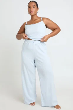Pantalon De Pyjama Pointelle Grande Taille