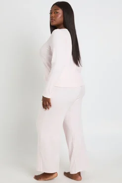 Pantalon De Pyjama Pointelle Grande Taille