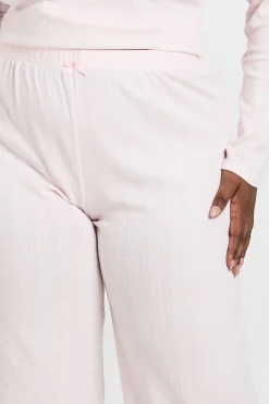 Pantalon De Pyjama Pointelle Grande Taille