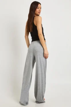 Pantalon de Pyjama Taille Haute en Jersey Jambes Larges Lot de 2