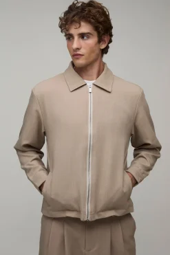 Pantalon De Tailleur Coupe Décontractée À Double Pli Coordonné