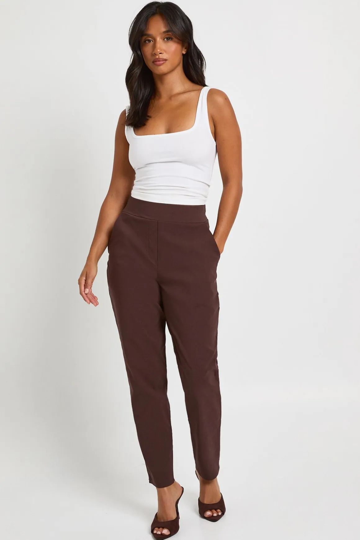 Pantalon De Tailleur Fuselé Super Stretch Petite