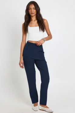 Pantalon De Tailleur Fuselé Taille Haute Pour Grandes Tailles