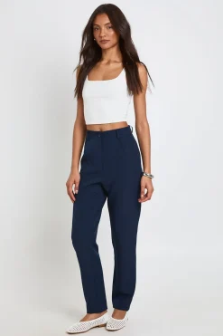Pantalon De Tailleur Fuselé Taille Haute Pour Grandes Tailles