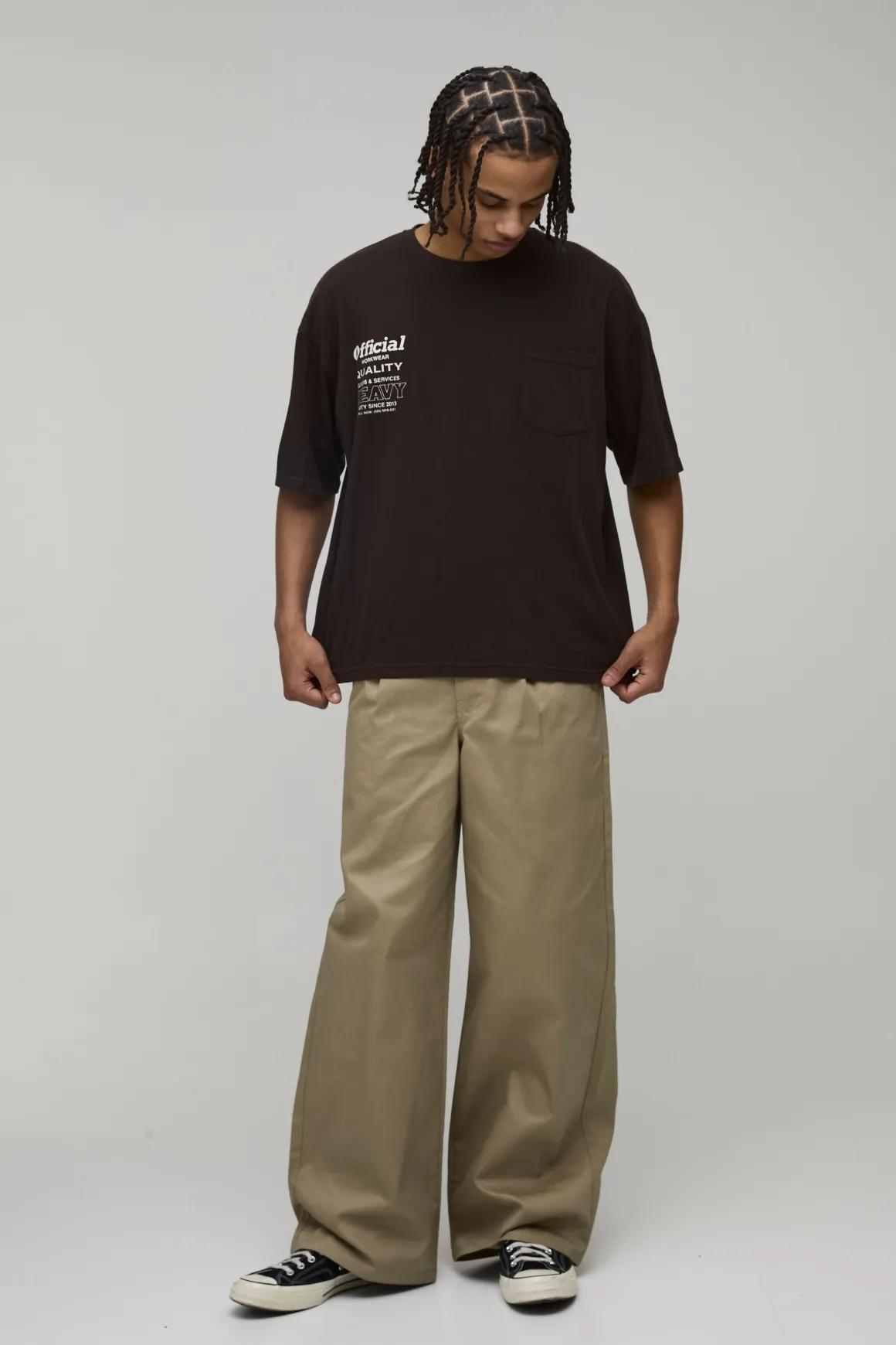 Pantalon de Travail 365 Coupe Large à Plis Devant