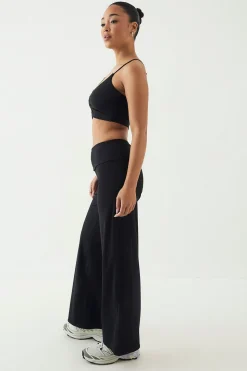 Pantalon de Yoga DSGN Studio Ultra Sculpt Taille Pliable Coupe Droite