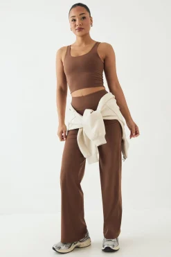 Pantalon De Yoga Jambe Droite Ultra Sculptant Avec Détails De Coutures Dsgn Studio