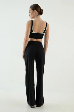 DSGN Studio Pantalon De Yoga Jambe Large À Passepoil Contour<Femme Vêtements De Sport|Leggings