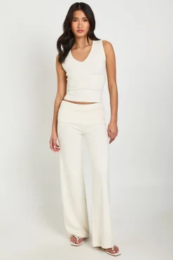 Pantalon De Yoga À Taille Repliable