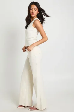 Pantalon De Yoga À Taille Repliable