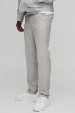 boohooMAN Pantalon Droit Ajusté Avec Pli Marqué Assorti<Homme Ensembles