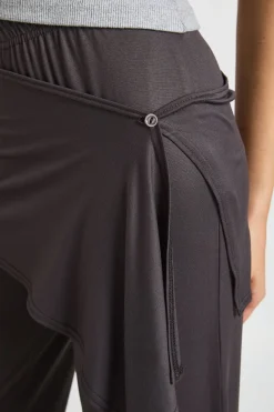 boohoo Pantalon Droit Avec Jupe Portefeuille<Femme Pantalons|Tailleurs