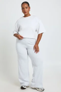 Pantalon Droit Côtelé Coupe Basique Plus
