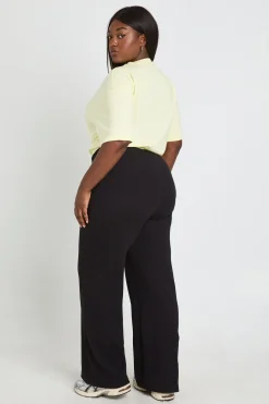 Pantalon Droit Côtelé Plus Basic