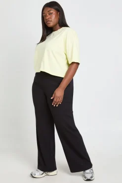 Pantalon Droit Côtelé Plus Basic