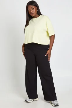 Pantalon Droit Côtelé Plus Basic