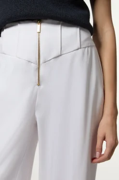 Pantalon droit à détail de couture sur mesure
