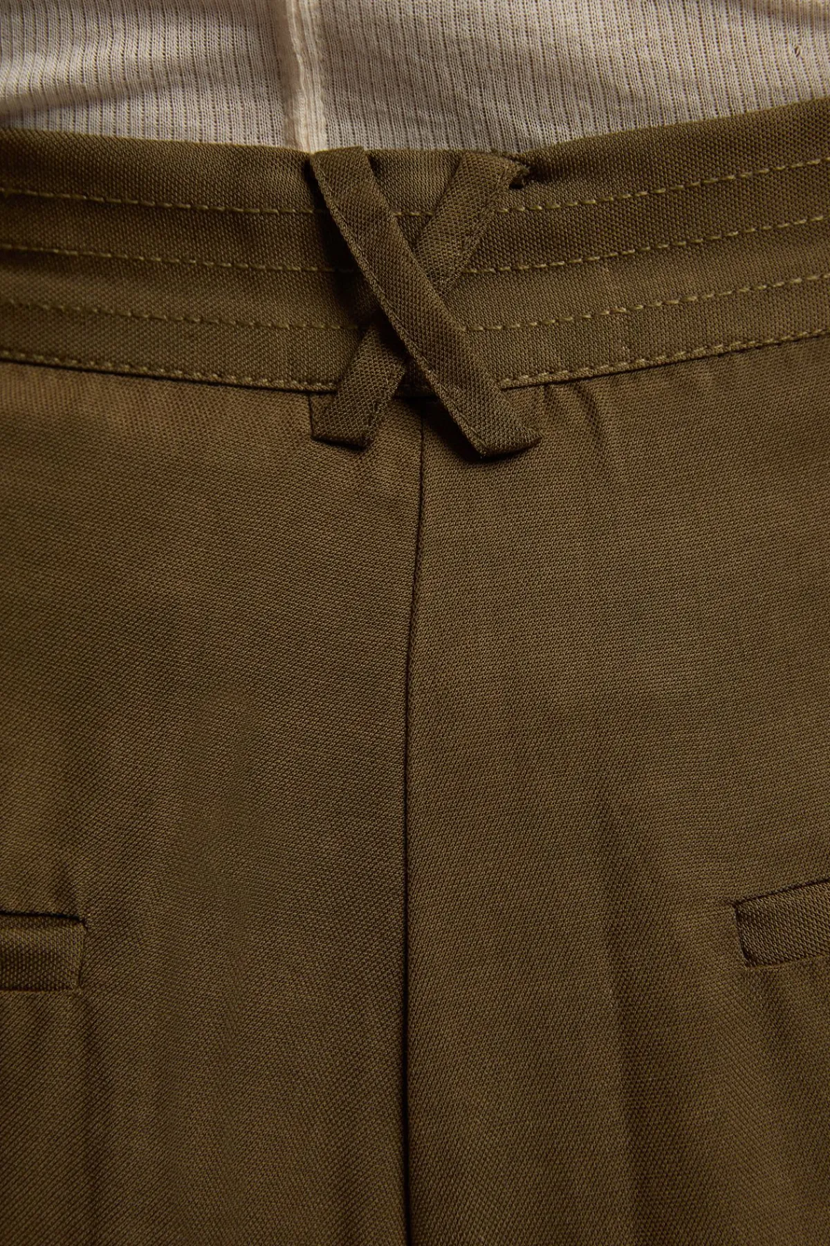 KarenMillen Pantalon Droit En Lin Viscose Tissé Premium<Femme Pantalons|Tailleurs