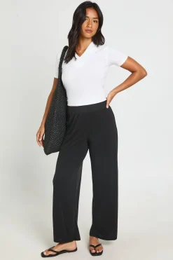 Pantalon Droit En Modal Pour Petite Taille
