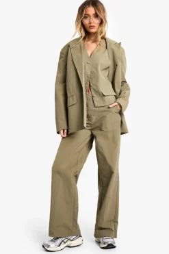 Pantalon droit en nylon sur-mesure