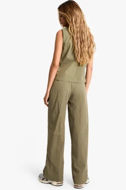 Pantalon droit en nylon sur-mesure