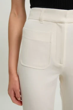 KarenMillen Pantalon Droit À Poches Stretch Compact Petite<Femme Pantalons|Tailleurs