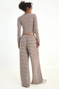 DSGN Studio Pantalon Droit Rayé<Femme Pantalons|Dsgn Studio