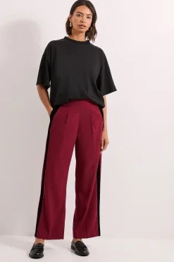 Dorothy Perkins Pantalon Droit à Rayures avec Ceinture<Femme Pantalons|Tailleurs