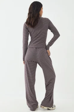 Pantalon Droit à Rayures Douces DSGN Studio