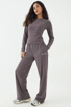 Pantalon Droit à Rayures Douces DSGN Studio