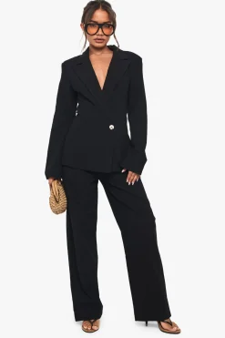 Pantalon droit sur mesure en lin