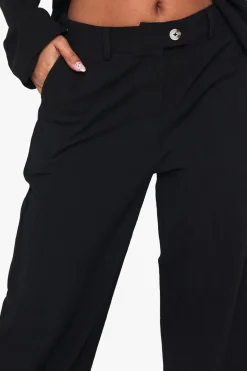 Pantalon droit sur mesure en lin