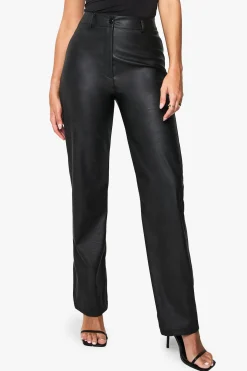 Pantalon droit synthétique