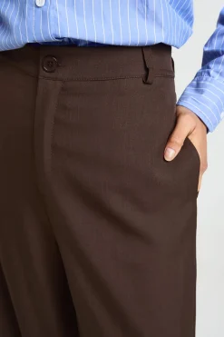 boohoo Pantalon Droit Taille Haute<Femme Pantalons