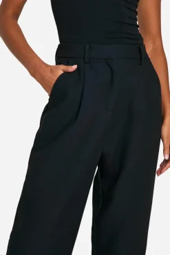 Pantalon Droit Taille Haute Coupe Tall Essentiel