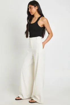 Pantalon Droit Taille Haute Pour Grandes Tailles