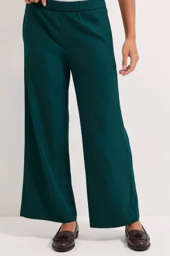 Pantalon Droit à Taille Élastique