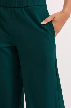 Pantalon Droit à Taille Élastique