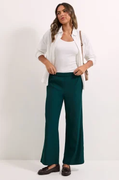Pantalon Droit à Taille Élastique
