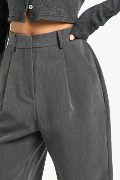 boohoo Pantalon Droit Tailleur Coupe Petite<Femme Pantalons|Tailleurs