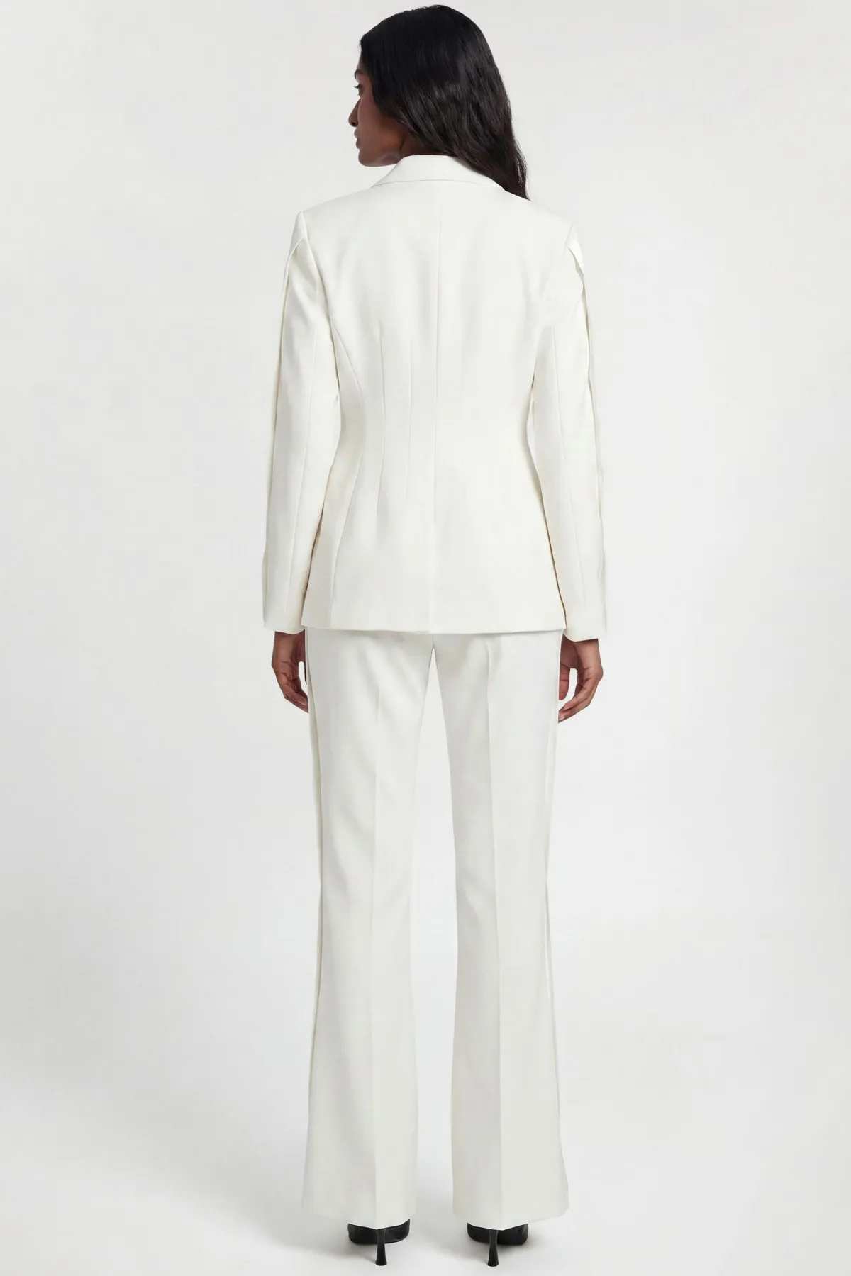 KarenMillen Pantalon Droit Tailleur En Satin Stretch Compact Côté Petite<Femme Pantalons|Tailleurs
