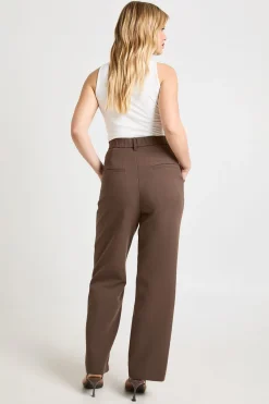 boohoo Pantalon Droit Tailleur Essentiel Petite<Femme Pantalons|Tailleurs